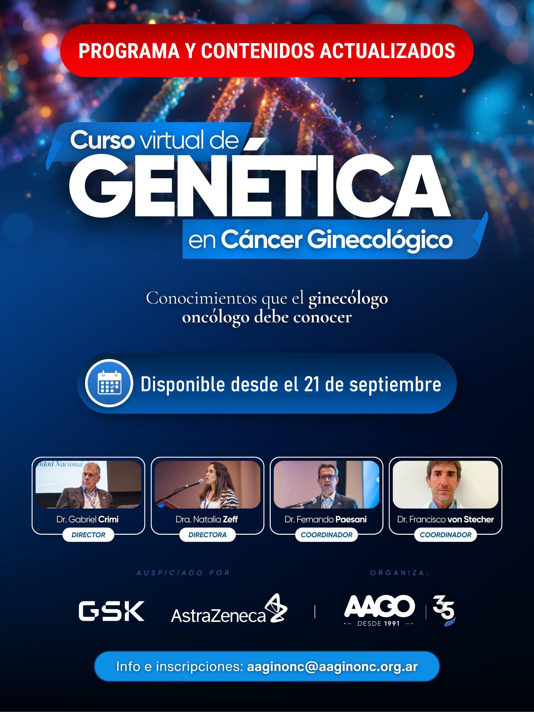 Flyer Curso Genetica